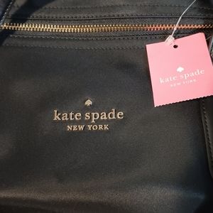 Kate Spade Black Over Night Bag w/ Bonus Cosmetic Bag